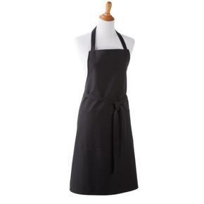 Mainstays Apron, 2-Pocket, Adjustable Straps, Cotton,Polyester, 34" Length, Solid Black