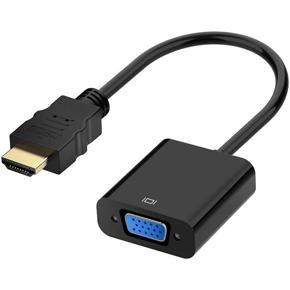 HDMI to VGA, Gold-Plated HDTV 1080P HDMI Male to VGA Female Video Converter Adapter Cable For PC Laptop Power-Free, Raspberry Pi Laptop, Projector, HDTV, PS3, Xbox STB Blu-ray DVD