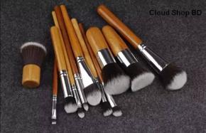 Bamboo Makeup Brush Set 11pcs